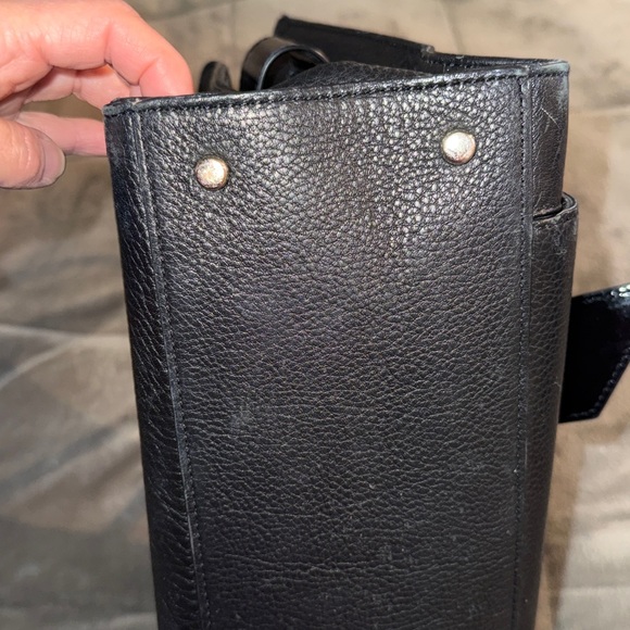 Kate Spade Bow Valley Helena Leather Satchel Handbag Purse - Picture 11 of 14